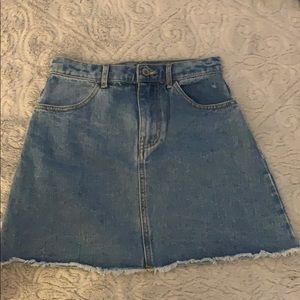 PacSun denim skirt